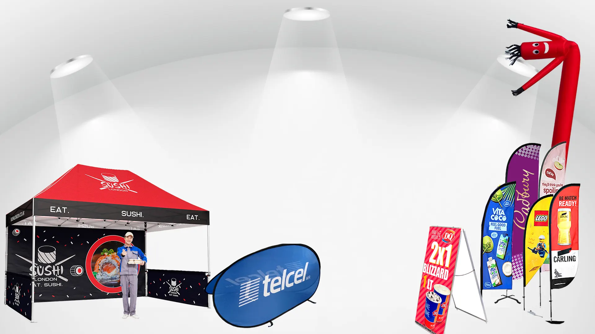 Agencia de publicidad QPublicidad CDMX - banners, stands y displays